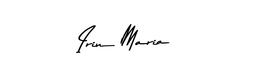The best way (Asem Kandis PERSONAL USE) to make a short signature is to pick only two or three words in your name. The name Irin Maria include a total of six letters. For converting this name. Irin Maria signature style 9 images and pictures png