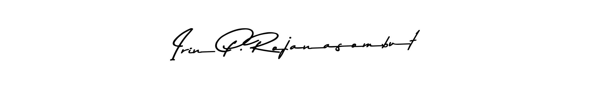 This is the best signature style for the Irin P. Rojanasombut name. Also you like these signature font (Asem Kandis PERSONAL USE). Mix name signature. Irin P. Rojanasombut signature style 9 images and pictures png