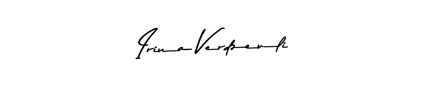 Make a beautiful signature design for name Irina Verdzeuli. Use this online signature maker to create a handwritten signature for free. Irina Verdzeuli signature style 9 images and pictures png