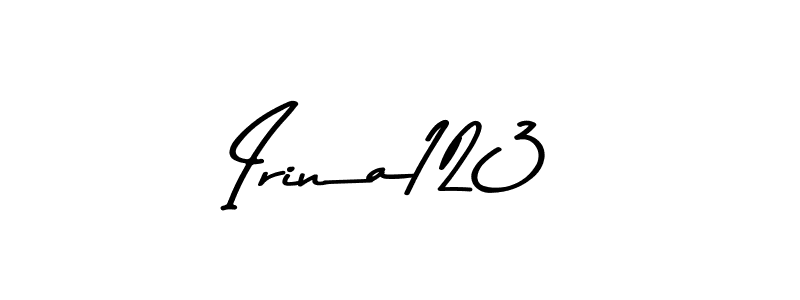 Also You can easily find your signature by using the search form. We will create Irina123 name handwritten signature images for you free of cost using Asem Kandis PERSONAL USE sign style. Irina123 signature style 9 images and pictures png