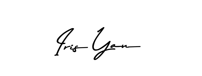 How to make Iris Yan name signature. Use Asem Kandis PERSONAL USE style for creating short signs online. This is the latest handwritten sign. Iris Yan signature style 9 images and pictures png