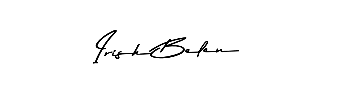 Design your own signature with our free online signature maker. With this signature software, you can create a handwritten (Asem Kandis PERSONAL USE) signature for name Irish Belen. Irish Belen signature style 9 images and pictures png
