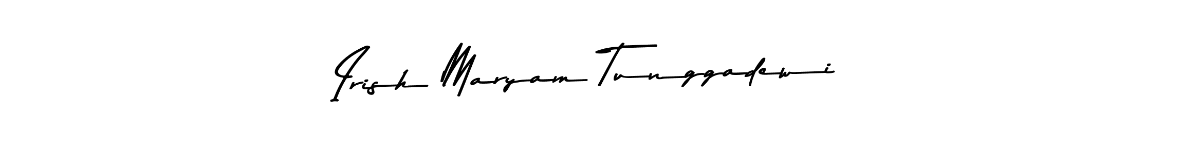 Make a beautiful signature design for name Irish Maryam Tunggadewi. With this signature (Asem Kandis PERSONAL USE) style, you can create a handwritten signature for free. Irish Maryam Tunggadewi signature style 9 images and pictures png