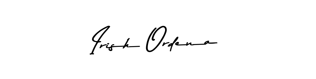 How to make Irish Ordena name signature. Use Asem Kandis PERSONAL USE style for creating short signs online. This is the latest handwritten sign. Irish Ordena signature style 9 images and pictures png