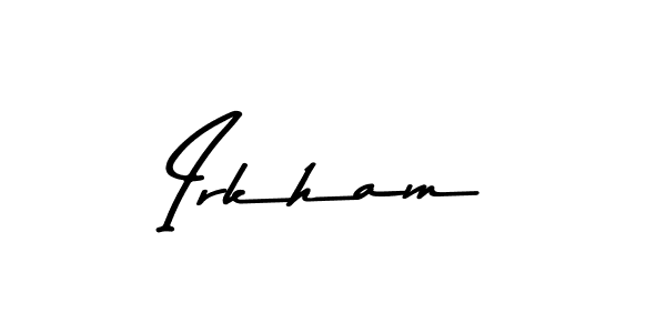 How to make Irkham signature? Asem Kandis PERSONAL USE is a professional autograph style. Create handwritten signature for Irkham name. Irkham signature style 9 images and pictures png