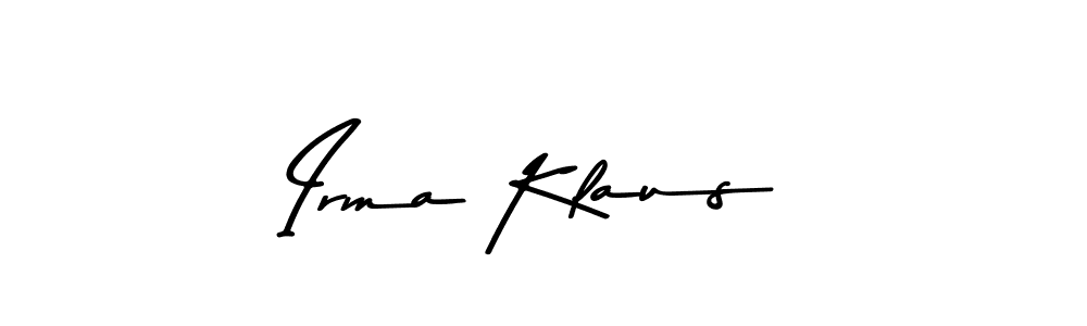 Also You can easily find your signature by using the search form. We will create Irma Klaus name handwritten signature images for you free of cost using Asem Kandis PERSONAL USE sign style. Irma Klaus signature style 9 images and pictures png