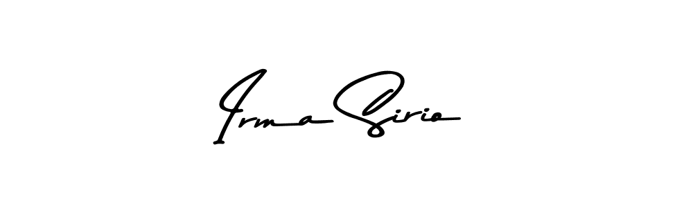 Use a signature maker to create a handwritten signature online. With this signature software, you can design (Asem Kandis PERSONAL USE) your own signature for name Irma Sirio. Irma Sirio signature style 9 images and pictures png