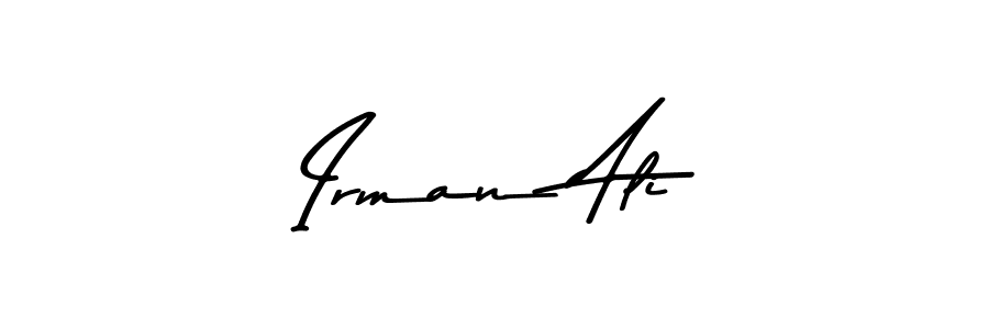 Create a beautiful signature design for name Irman Ali. With this signature (Asem Kandis PERSONAL USE) fonts, you can make a handwritten signature for free. Irman Ali signature style 9 images and pictures png