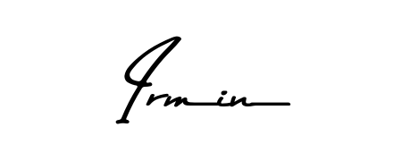 Express your personality with a custom Irmin signature crafted with Asem Kandis PERSONAL USE typography. Free transparent PNG download available. Irmin signature style 9 images and pictures png
