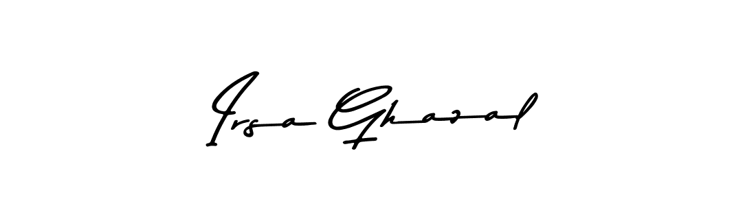 Best and Professional Signature Style for Irsa Ghazal. Asem Kandis PERSONAL USE Best Signature Style Collection. Irsa Ghazal signature style 9 images and pictures png