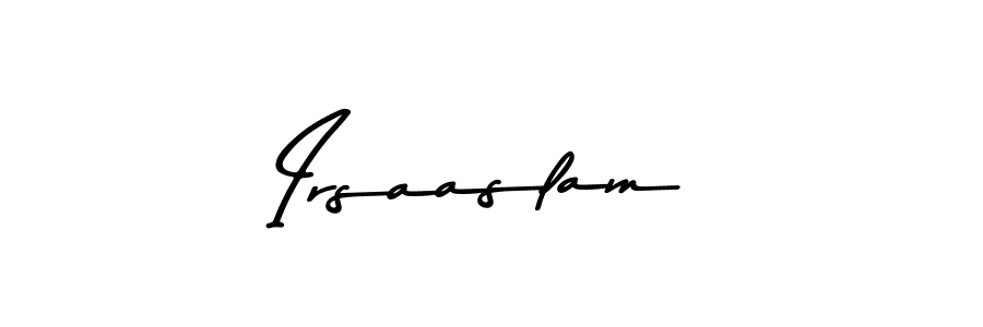 The best way (Asem Kandis PERSONAL USE) to make a short signature is to pick only two or three words in your name. The name Irsaaslam include a total of six letters. For converting this name. Irsaaslam signature style 9 images and pictures png