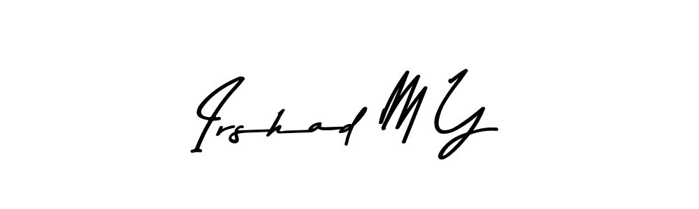 How to Draw Irshad M Y signature style? Asem Kandis PERSONAL USE is a latest design signature styles for name Irshad M Y. Irshad M Y signature style 9 images and pictures png