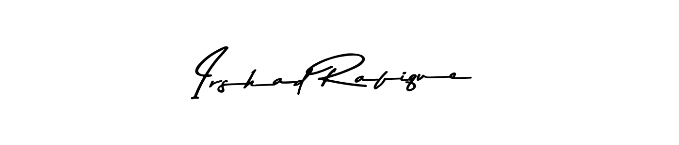 Make a beautiful signature design for name Irshad Rafique. With this signature (Asem Kandis PERSONAL USE) style, you can create a handwritten signature for free. Irshad Rafique signature style 9 images and pictures png