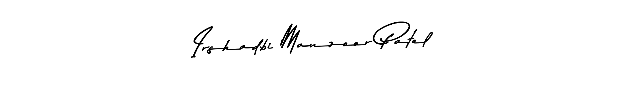 The best way (Asem Kandis PERSONAL USE) to make a short signature is to pick only two or three words in your name. The name Irshadbi Manzoor Patel include a total of six letters. For converting this name. Irshadbi Manzoor Patel signature style 9 images and pictures png