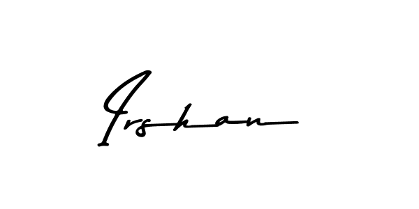 Use a signature maker to create a handwritten signature online. With this signature software, you can design (Asem Kandis PERSONAL USE) your own signature for name Irshan. Irshan signature style 9 images and pictures png