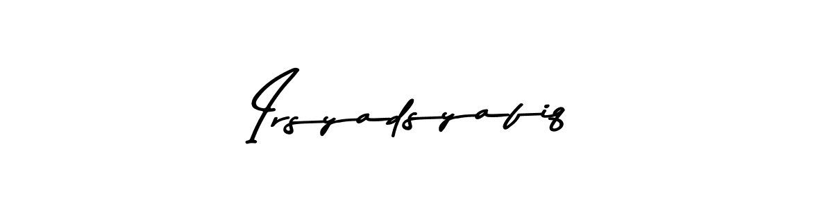 You can use this online signature creator to create a handwritten signature for the name Irsyadsyafiq. This is the best online autograph maker. Irsyadsyafiq signature style 9 images and pictures png