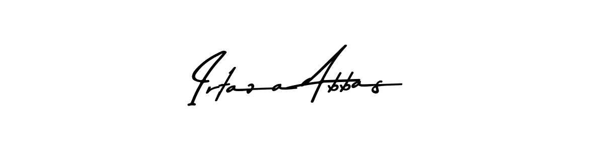Make a beautiful signature design for name Irtaza Abbas. With this signature (Asem Kandis PERSONAL USE) style, you can create a handwritten signature for free. Irtaza Abbas signature style 9 images and pictures png