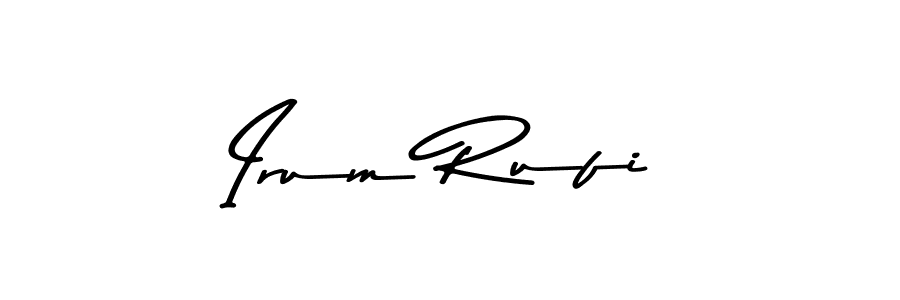 if you are searching for the best signature style for your name Irum Rufi. so please give up your signature search. here we have designed multiple signature styles  using Asem Kandis PERSONAL USE. Irum Rufi signature style 9 images and pictures png