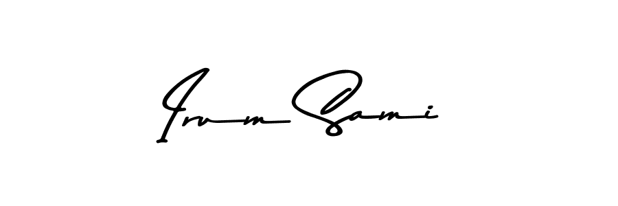 Make a beautiful signature design for name Irum Sami. Use this online signature maker to create a handwritten signature for free. Irum Sami signature style 9 images and pictures png