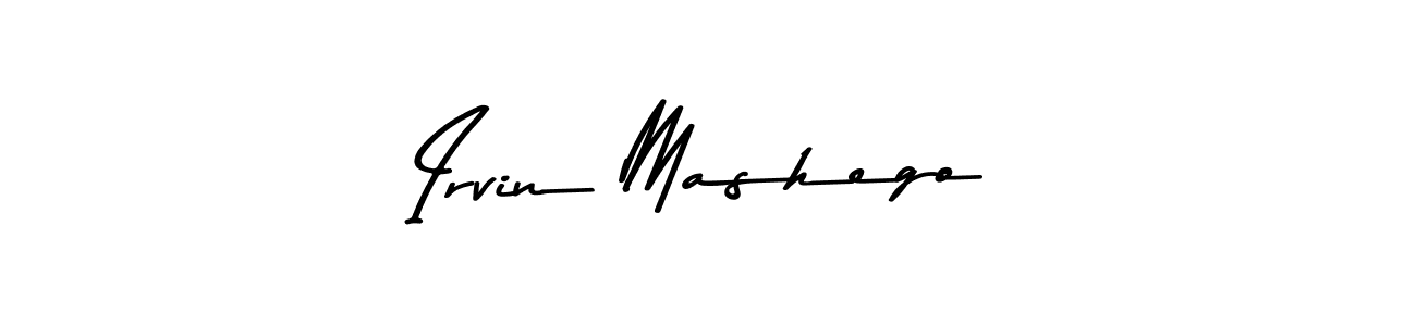 Irvin Mashego stylish signature style. Best Handwritten Sign (Asem Kandis PERSONAL USE) for my name. Handwritten Signature Collection Ideas for my name Irvin Mashego. Irvin Mashego signature style 9 images and pictures png