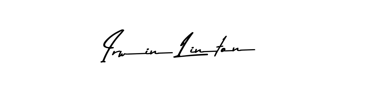 Similarly Asem Kandis PERSONAL USE is the best handwritten signature design. Signature creator online .You can use it as an online autograph creator for name Irwin Linton. Irwin Linton signature style 9 images and pictures png