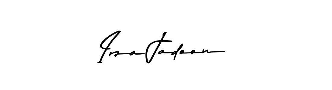 Make a beautiful signature design for name Irza Jadoon. With this signature (Asem Kandis PERSONAL USE) style, you can create a handwritten signature for free. Irza Jadoon signature style 9 images and pictures png