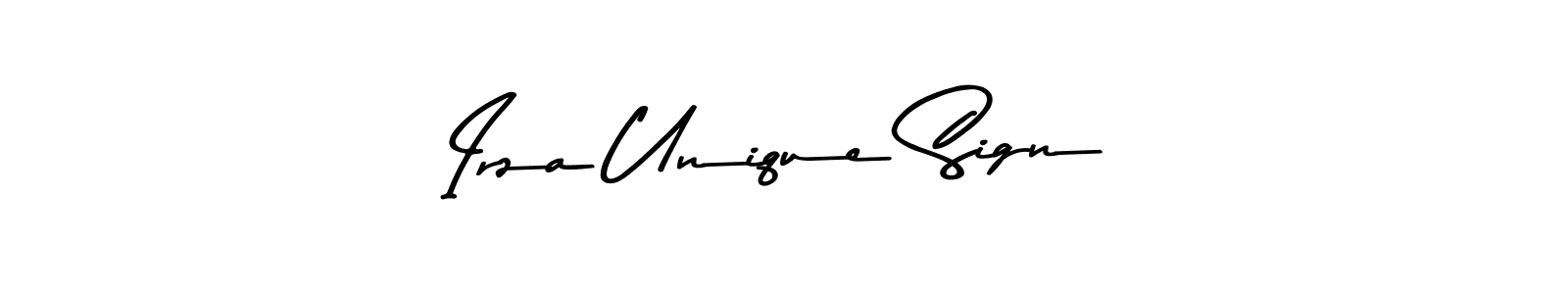 Asem Kandis PERSONAL USE is a professional signature style that is perfect for those who want to add a touch of class to their signature. It is also a great choice for those who want to make their signature more unique. Get Irza Unique Sign name to fancy signature for free. Irza Unique Sign signature style 9 images and pictures png