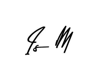 How to make Is M signature? Asem Kandis PERSONAL USE is a professional autograph style. Create handwritten signature for Is M name. Is M signature style 9 images and pictures png