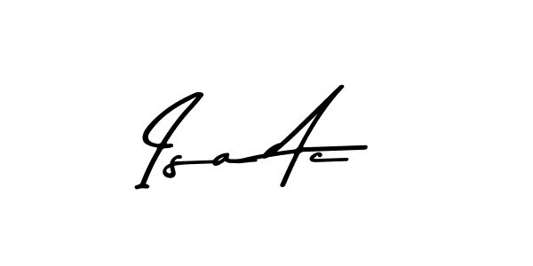 Also You can easily find your signature by using the search form. We will create Isa Ac name handwritten signature images for you free of cost using Asem Kandis PERSONAL USE sign style. Isa Ac signature style 9 images and pictures png