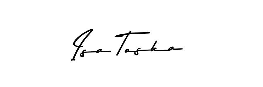 How to make Isa Toska signature? Asem Kandis PERSONAL USE is a professional autograph style. Create handwritten signature for Isa Toska name. Isa Toska signature style 9 images and pictures png