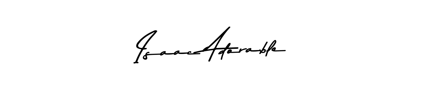 This is the best signature style for the Isaac Adorable name. Also you like these signature font (Asem Kandis PERSONAL USE). Mix name signature. Isaac Adorable signature style 9 images and pictures png