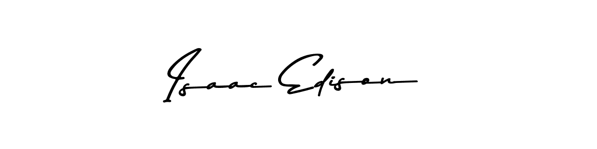 You should practise on your own different ways (Asem Kandis PERSONAL USE) to write your name (Isaac Edison) in signature. don't let someone else do it for you. Isaac Edison signature style 9 images and pictures png
