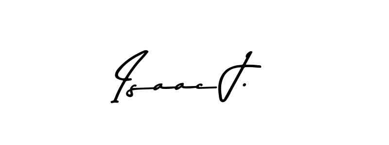 How to make Isaac J. name signature. Use Asem Kandis PERSONAL USE style for creating short signs online. This is the latest handwritten sign. Isaac J. signature style 9 images and pictures png