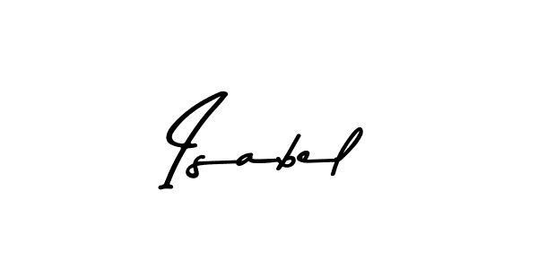 Create a beautiful signature design for name Isabel. With this signature (Asem Kandis PERSONAL USE) fonts, you can make a handwritten signature for free. Isabel signature style 9 images and pictures png