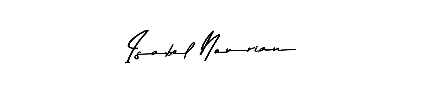 Make a beautiful signature design for name Isabel Nourian. With this signature (Asem Kandis PERSONAL USE) style, you can create a handwritten signature for free. Isabel Nourian signature style 9 images and pictures png