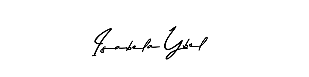 Design your own signature with our free online signature maker. With this signature software, you can create a handwritten (Asem Kandis PERSONAL USE) signature for name Isabela Ybel. Isabela Ybel signature style 9 images and pictures png