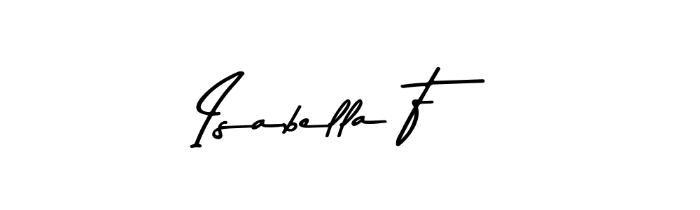 Also we have Isabella F name is the best signature style. Create professional handwritten signature collection using Asem Kandis PERSONAL USE autograph style. Isabella F signature style 9 images and pictures png