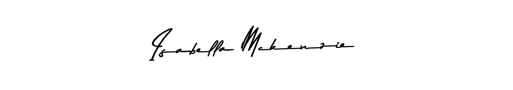 Create a beautiful signature design for name Isabella Mckenzie. With this signature (Asem Kandis PERSONAL USE) fonts, you can make a handwritten signature for free. Isabella Mckenzie signature style 9 images and pictures png