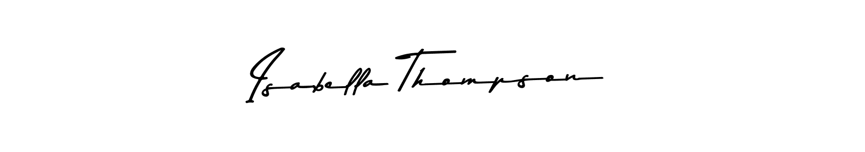 This is the best signature style for the Isabella Thompson name. Also you like these signature font (Asem Kandis PERSONAL USE). Mix name signature. Isabella Thompson signature style 9 images and pictures png