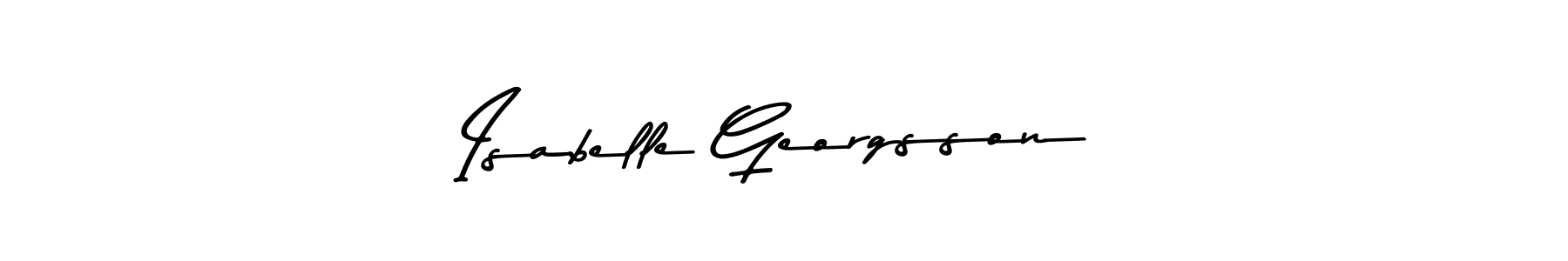 Use a signature maker to create a handwritten signature online. With this signature software, you can design (Asem Kandis PERSONAL USE) your own signature for name Isabelle Georgsson. Isabelle Georgsson signature style 9 images and pictures png