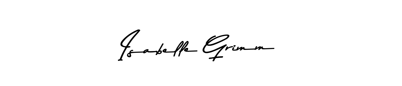 Isabelle Grimm stylish signature style. Best Handwritten Sign (Asem Kandis PERSONAL USE) for my name. Handwritten Signature Collection Ideas for my name Isabelle Grimm. Isabelle Grimm signature style 9 images and pictures png