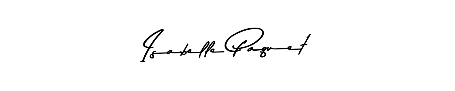 Design your own signature with our free online signature maker. With this signature software, you can create a handwritten (Asem Kandis PERSONAL USE) signature for name Isabelle Paquet. Isabelle Paquet signature style 9 images and pictures png