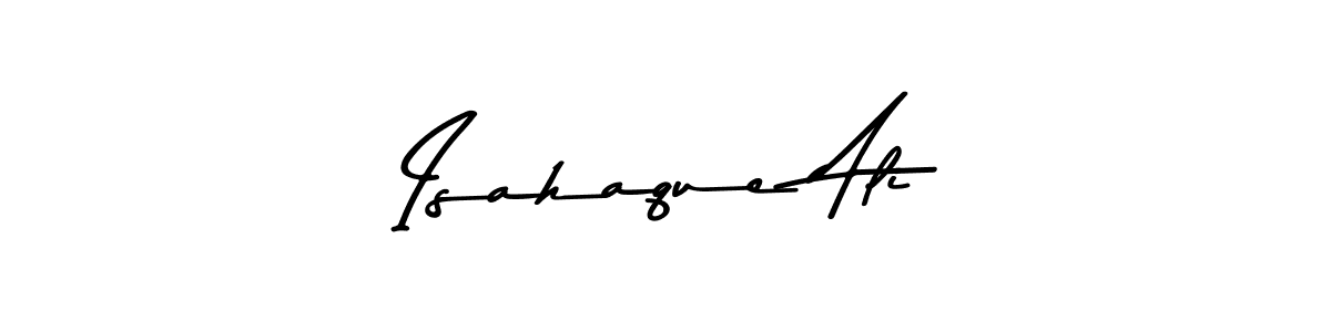 Isahaque Ali stylish signature style. Best Handwritten Sign (Asem Kandis PERSONAL USE) for my name. Handwritten Signature Collection Ideas for my name Isahaque Ali. Isahaque Ali signature style 9 images and pictures png