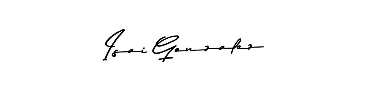 Design your own signature with our free online signature maker. With this signature software, you can create a handwritten (Asem Kandis PERSONAL USE) signature for name Isai Gonzalez. Isai Gonzalez signature style 9 images and pictures png