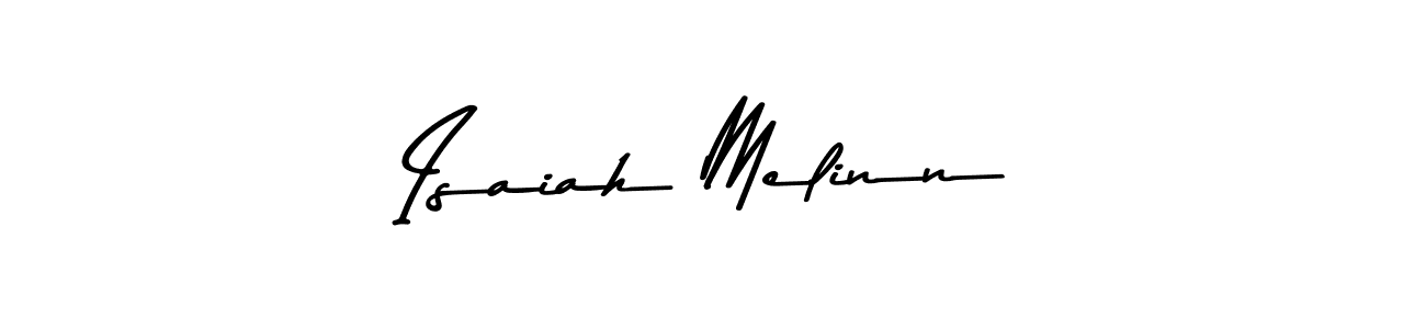 Here are the top 10 professional signature styles for the name Isaiah Melinn. These are the best autograph styles you can use for your name. Isaiah Melinn signature style 9 images and pictures png