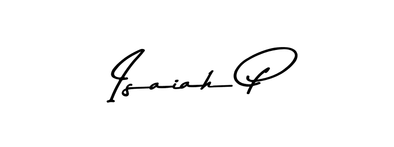 Design your own signature with our free online signature maker. With this signature software, you can create a handwritten (Asem Kandis PERSONAL USE) signature for name Isaiah P. Isaiah P signature style 9 images and pictures png