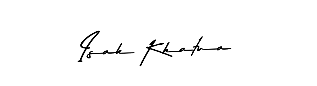 Here are the top 10 professional signature styles for the name Isak Khatua. These are the best autograph styles you can use for your name. Isak Khatua signature style 9 images and pictures png