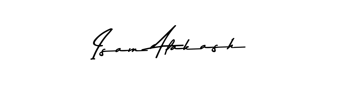 How to make Isam Alakash signature? Asem Kandis PERSONAL USE is a professional autograph style. Create handwritten signature for Isam Alakash name. Isam Alakash signature style 9 images and pictures png