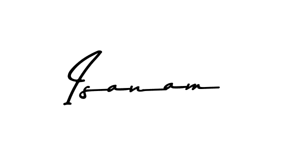 Use a signature maker to create a handwritten signature online. With this signature software, you can design (Asem Kandis PERSONAL USE) your own signature for name Isanam. Isanam signature style 9 images and pictures png