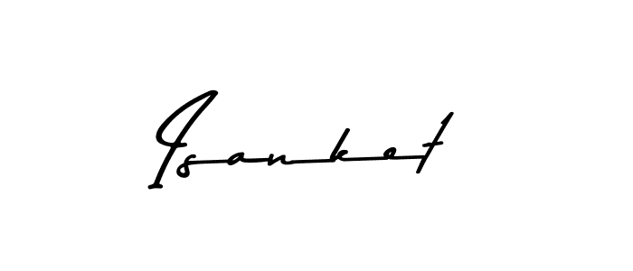 The best way (Asem Kandis PERSONAL USE) to make a short signature is to pick only two or three words in your name. The name Isanket include a total of six letters. For converting this name. Isanket signature style 9 images and pictures png